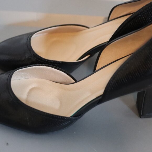 LifeStride Velocity With Memory Foam Mason Black Chunky Heel Shoe Size 10W - Picture 9 of 14